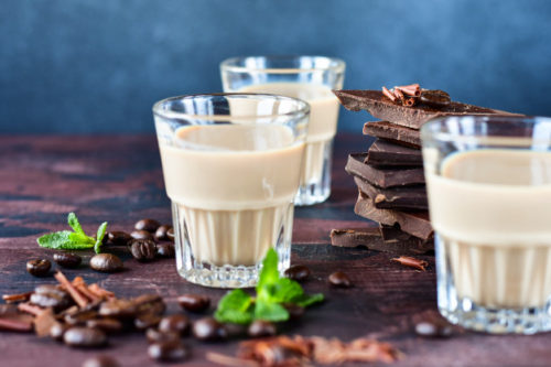 licor crema chocolate blanco